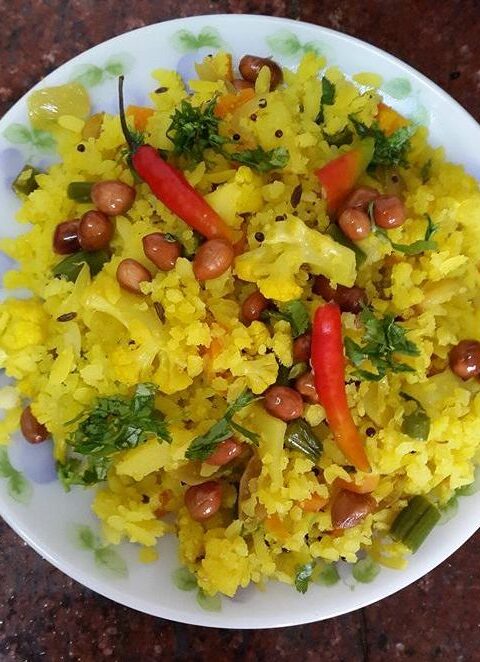 Poha banane ki recipe