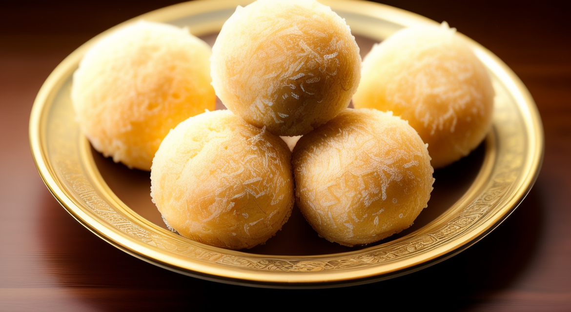 nariyal coconut laddu ladoo