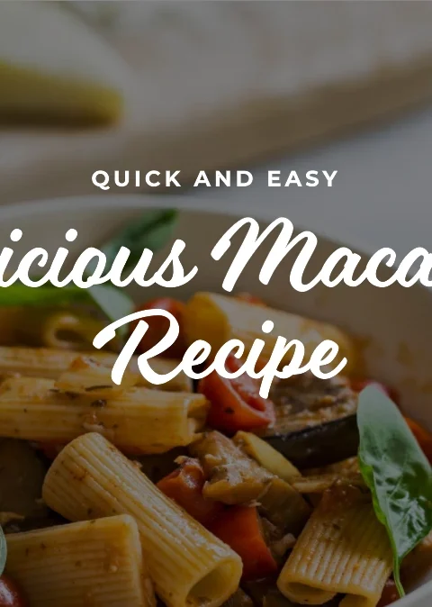 Macaroni Banane ki Recipe