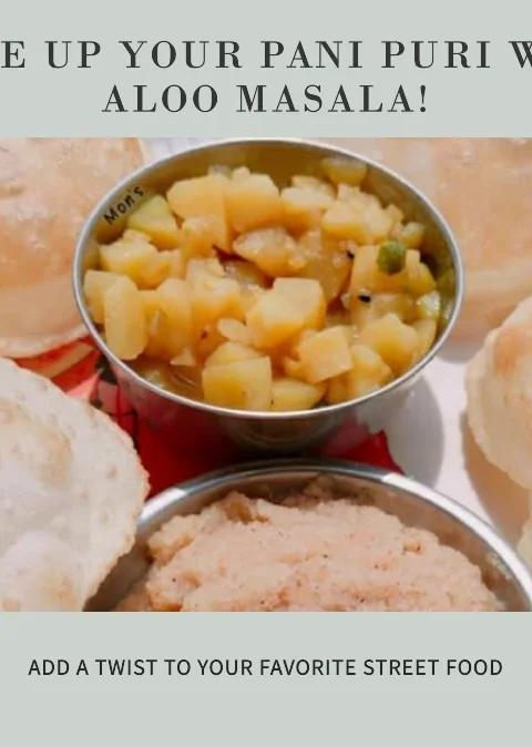 Pani Puri aloo Masala Recipe, पानी पूरी आलू मसाला रेसिपी