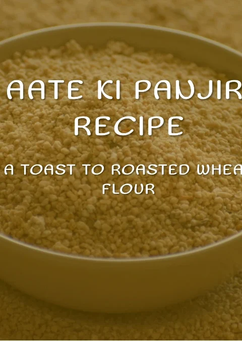 Aate Ki Panjiri Recipe in Hindi