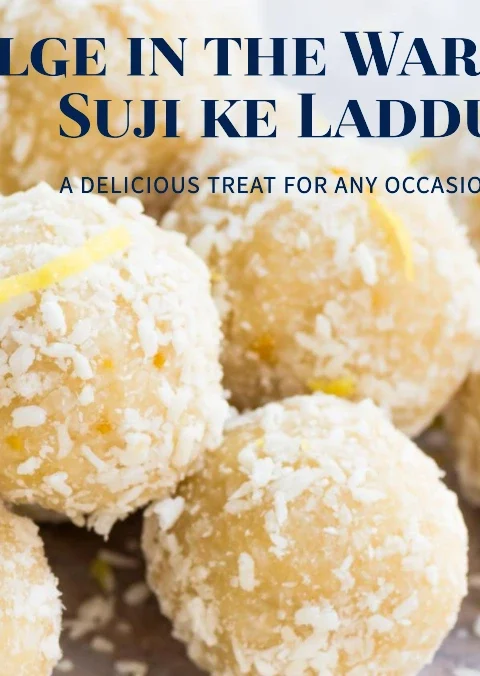 Suji ke Laddu recipe in hindi