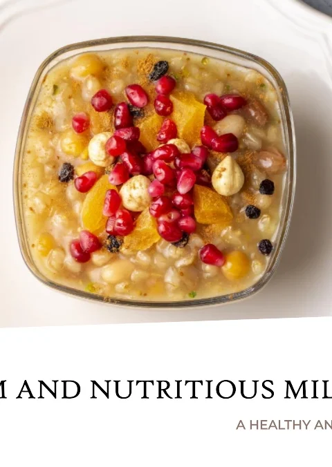 millets porridge recipe with fruits