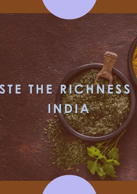 Taste the richness of india